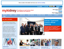 Tablet Screenshot of mykidney.org